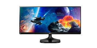 Монитор LG 25" 25UM57-P черный IPS LED 5ms 21:9 HDMI матовая 250cd 2560x1080 DisplayPort FHD 4.1кг
