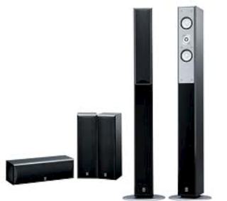 Акустическая система Yamaha NS-P125 черный лак (1 центр + 2 тыл)