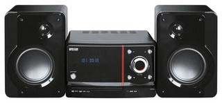 Микросистема DVD Mystery MMK-808U USB черная