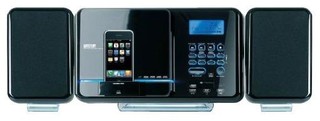 Микросистема Hi-Fi Mystery MMK-575IP iPod-dock USB черная