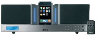Микросистема Mystery MIP-20 iPod-dock silver