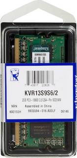 Память SO-DDR3 2048Mb 1333MHz Kingston (KVR13S9S6/2) RTL