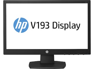 Монитор HP 18.5" V193 черный TN+film LED 5ms 16:9 матовая 200cd 90гр/65гр 1366x768 D-Sub 2.7кг