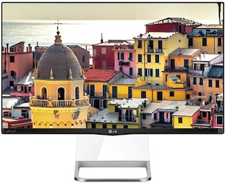 Монитор LG 27" 27MP77HM-P черный IPS LED 5ms 16:9 HDMI M/M матовая 250cd 1920x1080 D-Sub 1080p 5.6кг