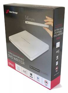 Привод DVD-RW LG GP60NW60 белый USB ultra slim внешний RTL