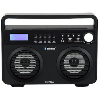 Аудиомагнитола Supra BTS-900 черный 10Вт