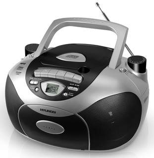 Аудиомагнитола Hyundai H-1412 черный