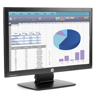 Монитор HP 20" P202 черный TN LED 5ms 16:9 полуматовая 250cd 170гр/160гр 1600x900 D-Sub 720p 3.72кг