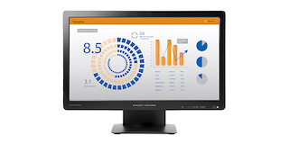 Монитор HP 19.5" P202va черный MVA LED 7ms 16:9 полуматовая 250cd 178гр/178гр 1920x1080 D-Sub 720p 3.72кг