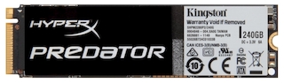Накопитель SSD PCI-E 240Gb Kingston SHPM2280P2/240G HyperX x2