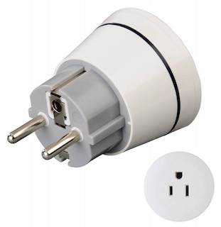 Адаптер-переходник Hama Plug (1 розетка) белый (00121990)