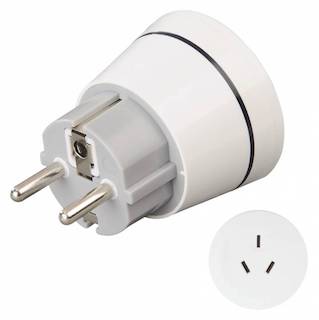 Адаптер-переходник Hama Plug (1 розетка) белый (00121992)