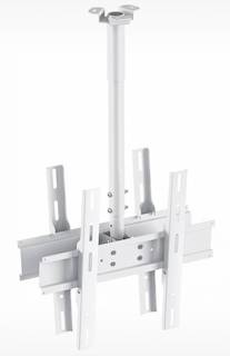 Кронштейн телевизионный Holder PR-102-W белый 32"-65" макс.90кг потолочный фиксированный