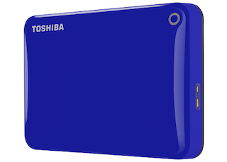 Жесткий диск Toshiba USB 3.0 500Gb HDTC805EL3AA CANVIO Connect II 2.5" голубой