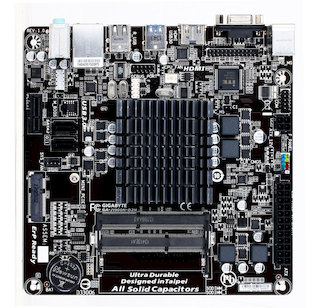 Материнская плата GigaByte GA-J1900N-D2H Celeron J1900, 2SODIMM DDRIII, SATA, GLAN, HDMI, Mini-ITX, Retail