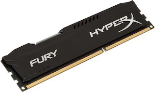 Память DDR3 4Gb 1866MHz CL10 Kingston HyperX Fury Black Series (HX318C10FB/4)