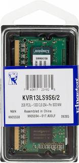 Память SO-DDR3 2Gb 1333MHz Kingston (KVR13LS9S6/2) RTL