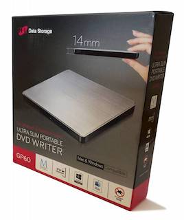 Привод DVD-RW LG GP60NS60 серебристый USB ultra slim внешний RTL