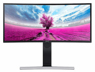 Монитор Samsung 29" S29E790C черный VA LED 4ms 21:9 HDMI M/M матовая HAS 178гр/178гр 2560x1080 DisplayPort FHD USB 9.9кг