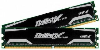 Память DDR3 2x4Gb 1600MHz Crucial BLS2CP4G3D1609DS1S00CEU RTL DIMM kit
