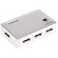 Хаб USB 3.0  Konoos UK-33, 4 порта USB,  блистер