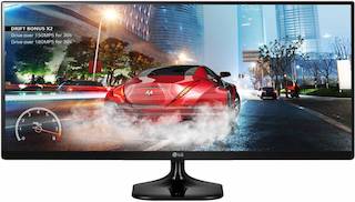 Монитор LG 34" 34UM57-P черный IPS LED 21:9 DVI HDMI M/M матовая 300cd 2560x1080 DisplayPort FHD 7.7кг (RUS)