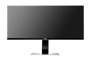 Монитор AOC 34" u3477Pqu черный IPS LED 5ms 21:9 DVI HDMI M/M матовая HAS 320cd 3440x1440 D-Sub DisplayPort QHD USB 10кг