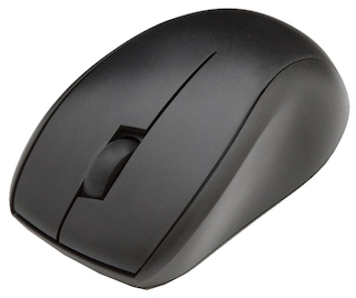 Беспроводная мышь Gembird MUSW-100, черн, 2кн.+колесо-кнопка, 1200DPI, 2.4ГГц