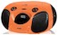 Аудиомагнитола BBK BX110U оранжевый/черный 3.6Вт/CD/CDRW/MP3/FM(an)/USB