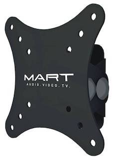 Кронштейн для телевизора MART 104S черный 10"-26" макс.25кг настенный фиксированный
