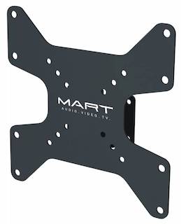 Кронштейн для телевизора Mart 301S черный 10"-37" макс.25кг настенный фиксированный