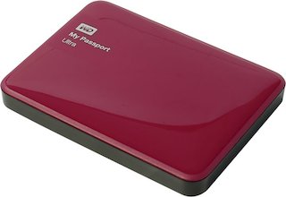 Жесткий диск WD Original USB 3.0 2Tb WDBNFV0020BBY-EEUE My Passport Ultra (5400 об/мин) 2.5" красный