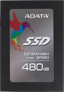 Накопитель SSD SATA III 480Gb A-Data ASP550SS3-480GM-C 550 2.5