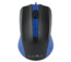 Мышь Oklick 225M черный/синий оптическая (1200dpi) USB (3but)