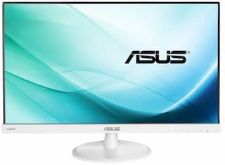 Монитор Asus 23" VC239H-W белый IPS LED 16:9 DVI HDMI M/M матовая 250cd 1920x1080 D-Sub FHD 3.4кг