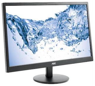 Монитор AOC 23.6" M2470SWH черный MVA LED 5ms 16:9 HDMI M/M матовая 250cd 1920x1080 D-Sub FHD 3.58кг