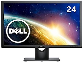 Монитор Dell 24" E2416H черный TN+film LED 5ms 16:9 матовая 250cd 170гр/160гр 1920x1080 D-Sub DisplayPort FHD