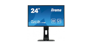 Монитор Iiyama 23.6" XB2481HS-B1 черный VA LED 5ms 16:9 DVI HDMI M/M матовая HAS Pivot 3000:1 250cd 160гр/160гр 1920x1080 D-Sub 4кг