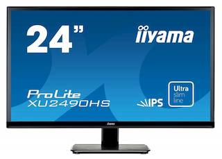 Монитор Iiyama 23.8" XU2490HS-B1 черный AH-IPS LED 5ms 16:9 DVI HDMI M/M матовая 1000:1 250cd 160гр/160гр 1920x1080 D-Sub DisplayPort USB 4кг