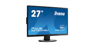 Монитор Iiyama 27" X2783HSU-B1 черный AMVA+ LED 4ms 16:9 DVI HDMI M/M матовая 3000:1 350cd 160гр/160гр 1920x1080 D-Sub USB 4кг