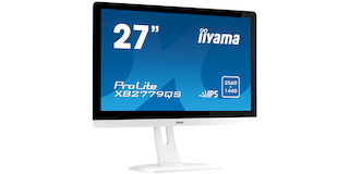 Монитор Iiyama 27" XB2779QS-W1 A белый AH-IPS LED 5ms 16:9 DVI HDMI M/M матовая HAS Pivot 3000:1 440cd 160гр/160гр 1920x1080 D-Sub DisplayPort 4кг