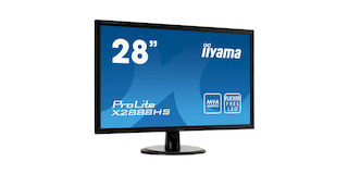 Монитор Iiyama 28" X2888HS-B1 черный MVA LED 5ms 16:9 DVI HDMI M/M матовая 3000:1 300cd 160гр/160гр 1920x1080 D-Sub DisplayPort 4кг
