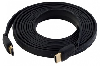 Кабель Цифровой аудио-видео PC PET Cable Video HDMI FLAT ver1.4, 3m