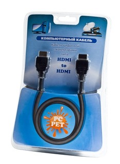 Кабель Цифровой аудио-видео PC PET Cable Video HDMI to HDMI (19pin to 19pin), 3m