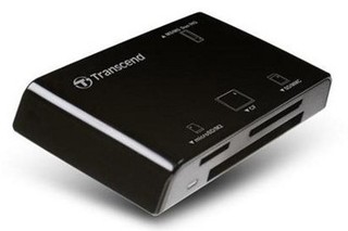 Устройство чтения карт памяти Transcend All in 1 Multi Black USB 2.0 Support SDHC (TS-RDP8K)