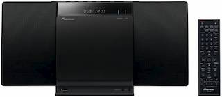 Микросистема Pioneer X-SMC01BT-K черный 20Вт/CD/CDRW/FM/USB/BT