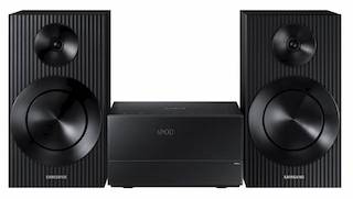 Микросистема Hi-Fi Samsung MM-J330 черный/серебристый 70Вт/CD/CDRW/FM/USB/BT