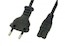Кабель питания Gembird/Cablexpert PC-184/2-1.8М для ноутбуков, аудио/видео техники, 1.8м, CEE 7/16 - C7, 2-pin, 2.5А, черный, пакет
