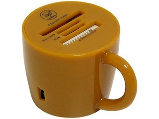 Картридер USB 2.0 Konoos UK-24, 4 разъема для карт памяти (SD/SDHC/MMC/microSD/MS/M2), блистер