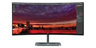 Монитор LG 34" 34UC87C-B черный IPS LED 5ms 21:9 HDMI M/M матовая 3440x1440 DisplayPort FHD USB 7.7кг